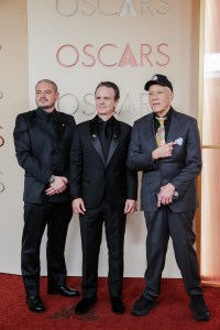 Juan Arredondo, Craig Renaud and Jon Alpert at the 98th Annual Oscars held at Dolby Theatre on March 15, 2026 in Hollywood, California.