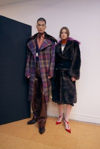 Backstage at Rabanne Fall 2026 Ready-to-Wear Collection at Paris Fashion Week