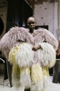Backstage at Rick Owens Fall 2026 Ready-to-Wear Collection at Paris Fashion Week