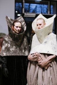 Backstage at Rick Owens Fall 2026 Ready-to-Wear Collection at Paris Fashion Week