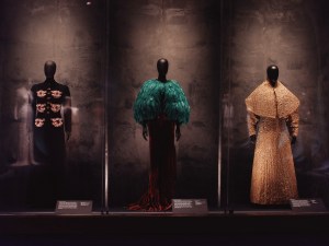 Schiaparelli Exhibit photographed for WWD at the V&A Museum on March 24, 2026 in London, England