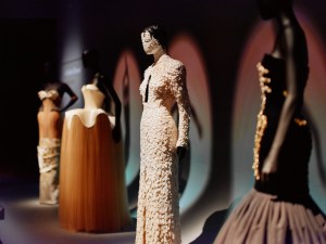 Schiaparelli Exhibit photographed for WWD at the V&A Museum on March 24, 2026 in London, England