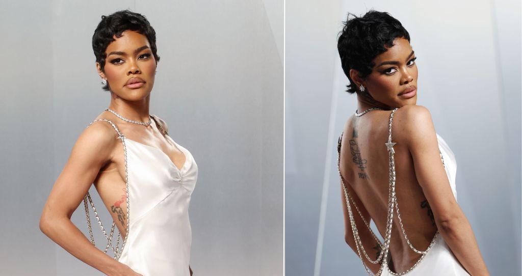 Teyana Taylor Slips Into a White Chanel Gown for the Vanity Fair 2026 Oscar Party