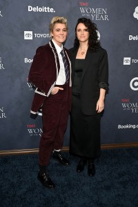 Brandi Carlile and Catherine Shepherd at the TIME 2026 Women of the Year Gala held at The West Hollywood EDITION on March 10, 2026 in West Hollywood, California.