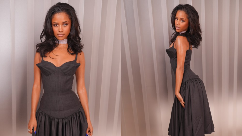 Tyla at Jean-Paul Gaultier fall 2026 ready-to-wear show.