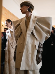 Backstage at Uma Wang Fall 2026 Ready-to-Wear Collection at Paris Fashion Week