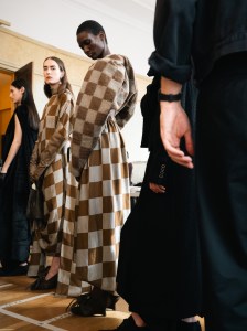 Backstage at Uma Wang Fall 2026 Ready-to-Wear Collection at Paris Fashion Week