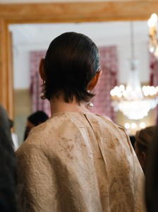 Backstage at Uma Wang Fall 2026 Ready-to-Wear Collection at Paris Fashion Week