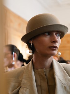 Backstage at Uma Wang Fall 2026 Ready-to-Wear Collection at Paris Fashion Week