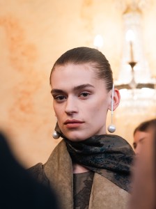 Backstage at Uma Wang Fall 2026 Ready-to-Wear Collection at Paris Fashion Week