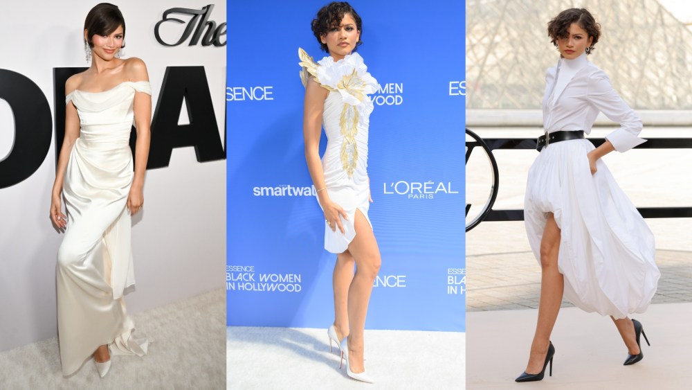 Zendaya The Drama press tour shoes.