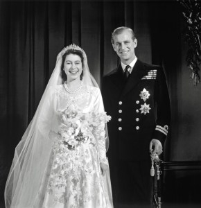 Queen Elizabeth's Norman Hartnell wedding gown is featured in the new show at The King's Gallery, Buckingham Palace.