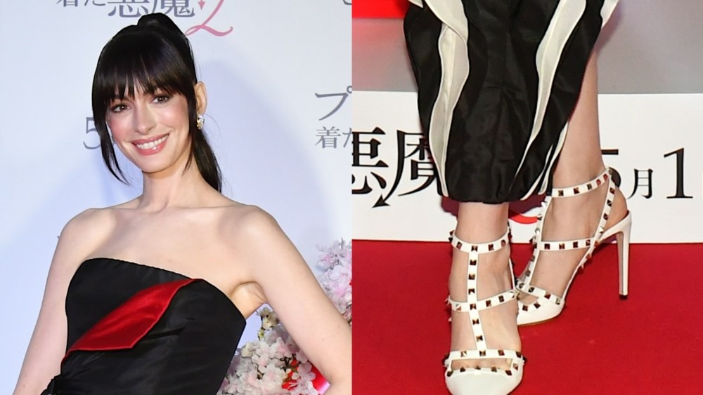 Anne Hathaway at 'The Devil Wears Prada 2' Tokyo premiere on April 6, 2026.
