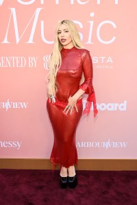 Ava Max at the Billboard Women in Music 2026 held at the Hollywood Palladium on April 29, 2026 in Los Angeles, California.