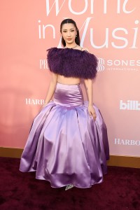 Ejae at the Billboard Women in Music 2026 held at the Hollywood Palladium on April 29, 2026 in Los Angeles, California.