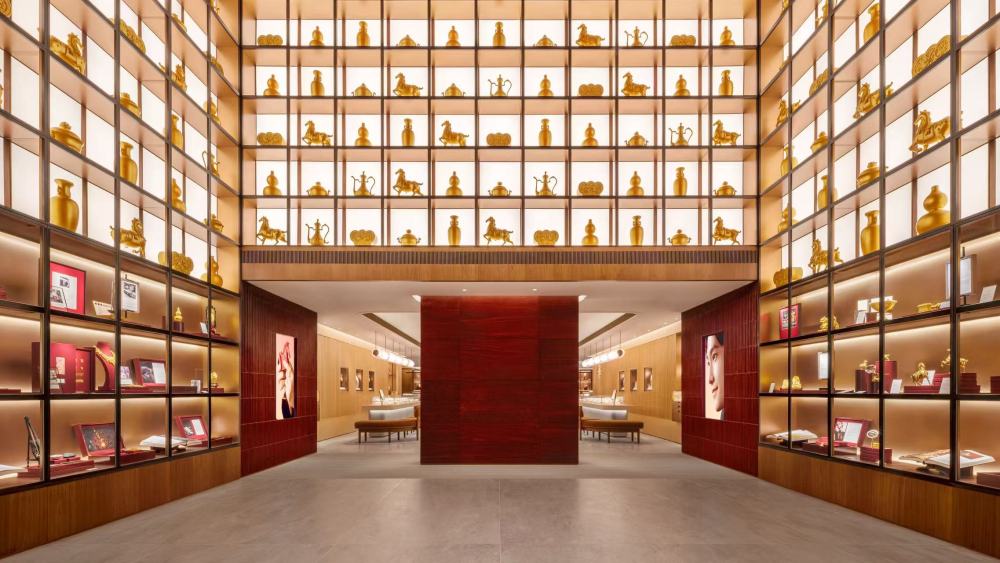 The Heritage Pavillion in the Chow Tai Fook flagship in Hong Kong.