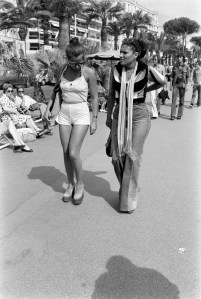 Guests attend the Cannes Film Festival in Cannes, France, in May 1975.