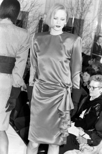 Norman Hartnell fall 1986 ready to wear fashion show, London, 1986.