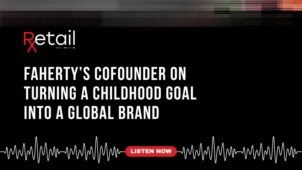 Alex Faherty spoke about launching the brand with his twin and building Faherty's retail presence.