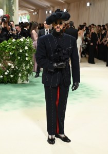 Bad Bunny at the 2024 Met Gala: "Sleeping Beauties: Reawakening Fashion" held at The Metropolitan Museum of Art on May 6, 2024 in New York City.