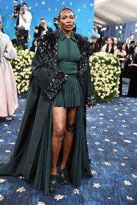 Venus Williams at The 2025 Met Gala Celebrating "Superfine: Tailoring Black Style" held at the Metropolitan Museum of Art on May 05, 2025 in New York, New York.