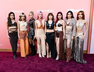BINI at the Billboard Women in Music 2026 held at the Hollywood Palladium on April 29, 2026 in Los Angeles, California.