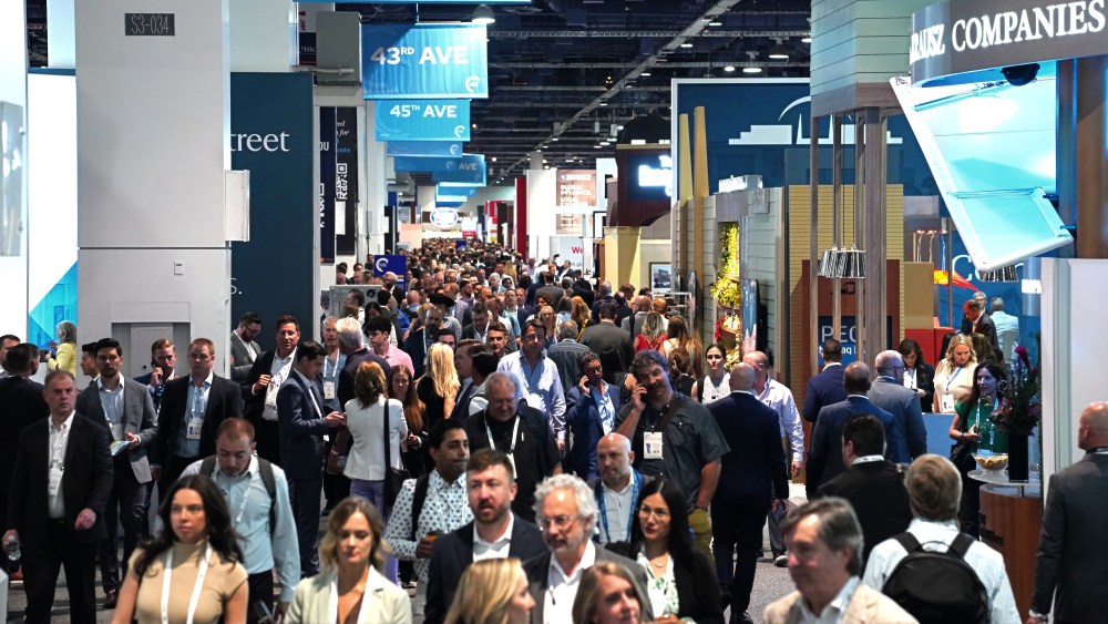 The big crowd at the 2025 ICSC convention in Las Vegas.