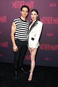 Roman Mejia and Tiler Peck at the "Mother Mary" New York Special Screening held at the Metrograph on April 13, 2026 in New York, New York.