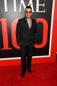 Rauw Alejandro at The 2026 TIME100 Gala held at Jazz at Lincoln Center on April 23, 2026 in New York, New York.