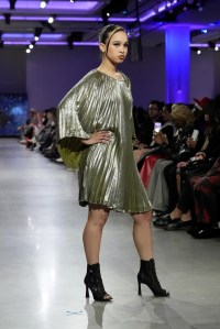 A model walks the runway wearing a look by Nicole Miller during LIM College's 81st Annual Fashion Show "Global Fashion Fusion" at The Glasshouse on April 10, 2026 in New York City.