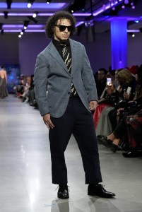 A model walks the runway wearing a look by Nicole Miller during LIM College's 81st Annual Fashion Show "Global Fashion Fusion" at The Glasshouse on April 10, 2026 in New York City.