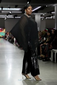 A model walks the runway for the LIM Styling Club Ballroom Division featuring items available in Amazon Fashion stores during LIM College's 81st Annual Fashion Show "Global Fashion Fusion" at The Glasshouse on April 10, 2026 in New York City.