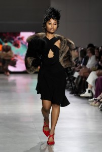 A model walks the runway for the LIM Styling Club Ballroom Division featuring items available in Amazon Fashion stores during LIM College's 81st Annual Fashion Show "Global Fashion Fusion" at The Glasshouse on April 10, 2026 in New York City.