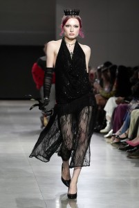 A model walks the runway for the LIM Styling Club Ballroom Division featuring items available in Amazon Fashion stores during LIM College's 81st Annual Fashion Show "Global Fashion Fusion" at The Glasshouse on April 10, 2026 in New York City.