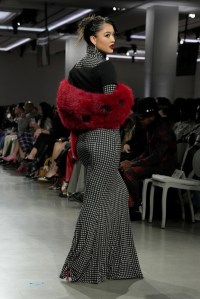 A model walks the runway for the LIM Styling Club Ballroom Division featuring items available in Amazon Fashion stores during LIM College's 81st Annual Fashion Show "Global Fashion Fusion" at The Glasshouse on April 10, 2026 in New York City.