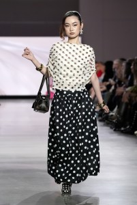 A model walks the runway wearing items available in Amazon Fashion stores during LIM College's 81st Annual Fashion Show "Global Fashion Fusion" at The Glasshouse on April 10, 2026 in New York City.