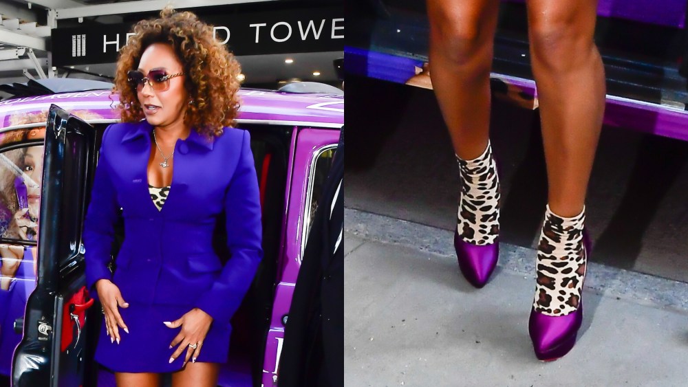 Mel B is seen on April 21, 2026 in New York City.