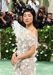Greta Lee at the 2024 Met Gala: "Sleeping Beauties: Reawakening Fashion" held at The Metropolitan Museum of Art on May 6, 2024 in New York City.