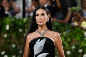 Demi Moore at the 2024 Met Gala: "Sleeping Beauties: Reawakening Fashion" held at The Metropolitan Museum of Art on May 6, 2024 in New York City.