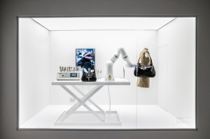 Gucci Firenze photographed for WWD at Palazzo della Mercanzia on April 22, 2026 in Florence, Italy.