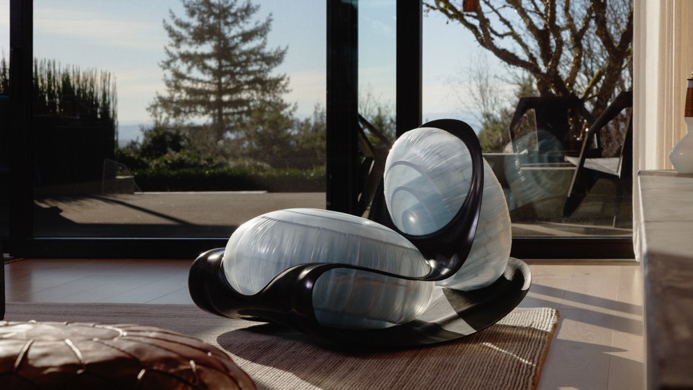 A chair created for "A Manual for Living Curated for Nike," a special project between A Magazine Curated By and Nike