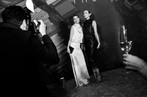 Camille Rowe and Dree Hemingway