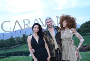 Shanina Shaik, Artem del Castillo and Winnie Harlow