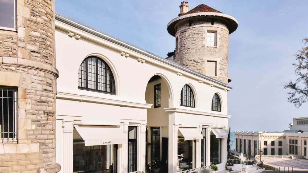 Chanel's summer pop-up store in Biarritz, France