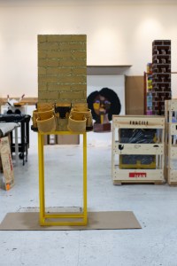 A look inside Derrick Adams' studio.