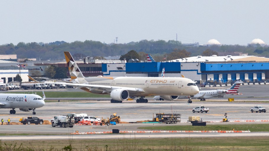 IATA data showed Gulf carriers like Etihad Airways were hit hardest with a 54 percent demand drop, as jet fuel spikes and rerouting drive freight rates higher.