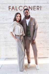 Nina Seničar and Jay Ellis