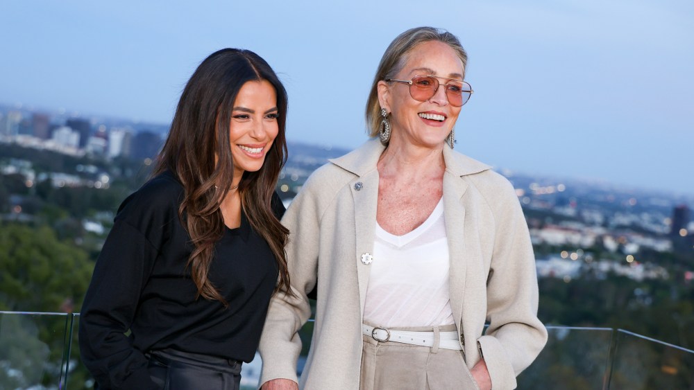 Eva Longoria and Sharon Stone