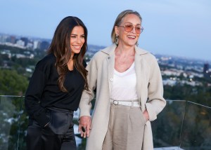Eva Longoria and Sharon Stone