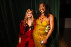 Lorena Pipenco and Kelechi Mpamaugo at Fashion Trust U.S. Awards 2026 held at Nya Studios West on April 07, 2026 in Los Angeles, California.